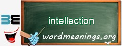 WordMeaning blackboard for intellection